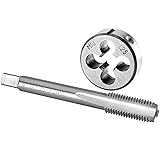 Burkit M10 X 1.25 Tap and Die Set, M10 x 1.25