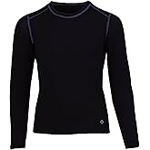 Hot Chillys Youth MTF Originals Crewneck Midweight Body Fit Base Layer - UPF 30 Thermal Underwear Long Sleeve Top
