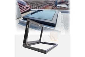 Hand Skylight, Small Window in a Buildings Roof, Clear Roof Window for Shed, Skylight Hatch House for Basement/Attic/Sunroom/
