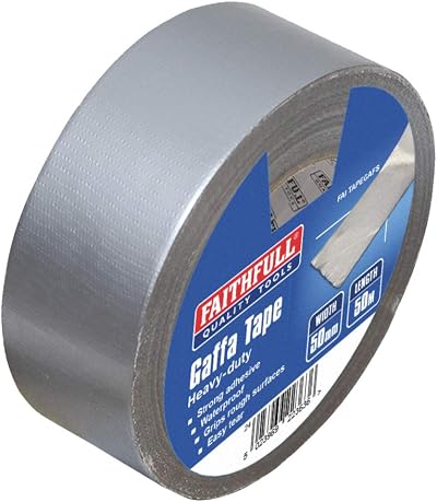 Faithfull Gaffa Tape 50mm x 50m Silver FAITAPEGAFS