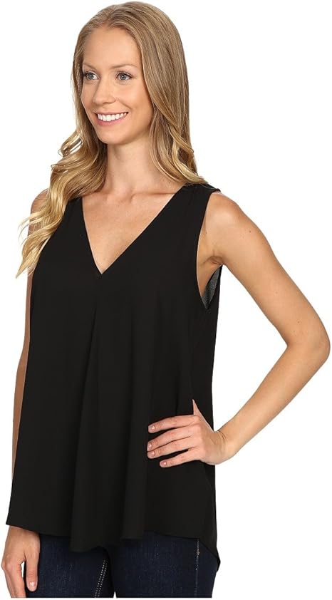 vince camuto v neck blouse