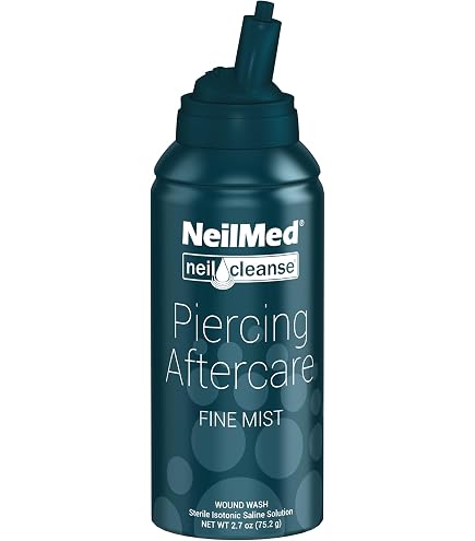 Amazon.com: NeilMed NeilCleanse Piercing Aftercare, Fine Mist, 6.3 