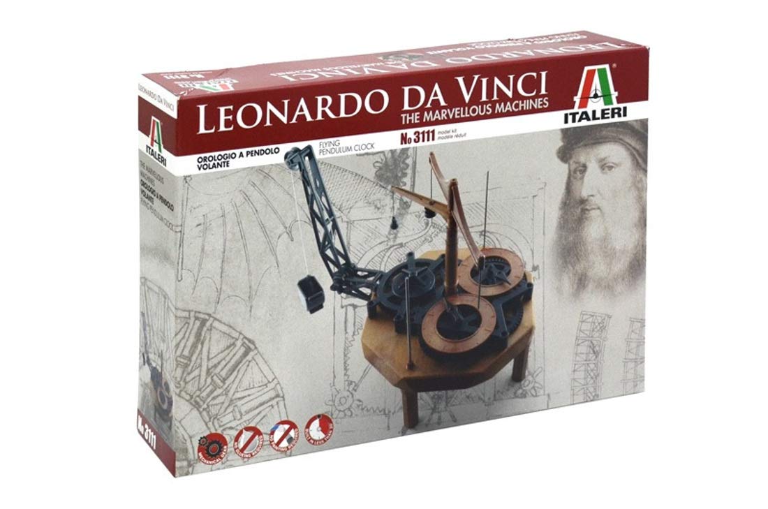 Italeri Model Kit - Leonardo Da Vinci Flying Pendulum Clock - 10 Years+ - 3111