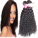 ALI JULIA Hair 7A Malaysian Virgin Curly Hair Weft Unprocessed Human Hair Weft Extensions Natural Color