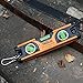Magnetic Level Tacklife MT-L01 8-Inch Level Aluminum Alloy Torpedo Level Plumb / Level / 45-Degree Measuring Shock Resistant Spirit Level with Detachable Aluminum-alloy Hook