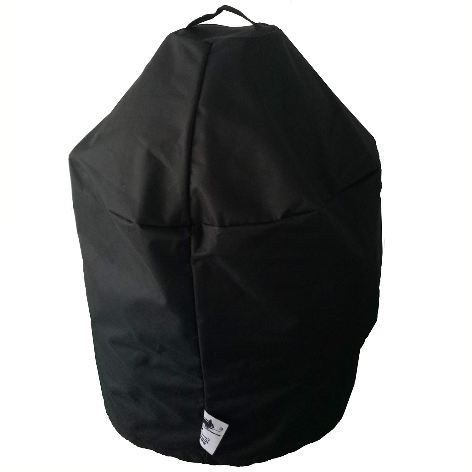 ICover Heavy Duty Round BBQ Cover Premium Quality Thick 100% Waterproof Protective Cover for Barbeque 600D Oxford Fabric Heavyweight Outdoor Weather-Resistant with Straps & Buckles 68cm x 77cm