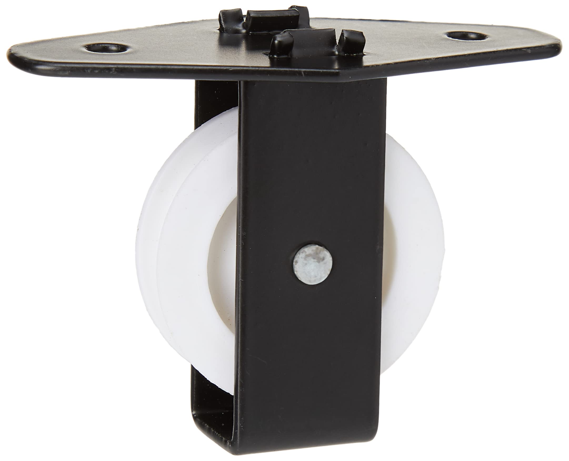 Merriway® BH02120 Single Upright Pulley with Wheel - Black