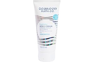 THE SEAWEED BATH CO. Seaweed Bath Co. Hydrate Body Cream - Unscented | Nourishing Moisturizer for Body and Hands | With Vitamin E, Hyaluronic Acid and Shea Butter For Dry Skin | 6 oz