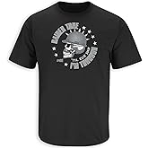Raider Football Fans. Raider True 'Til The Day I'm Through. Black T-Shirt (Sm-5X)