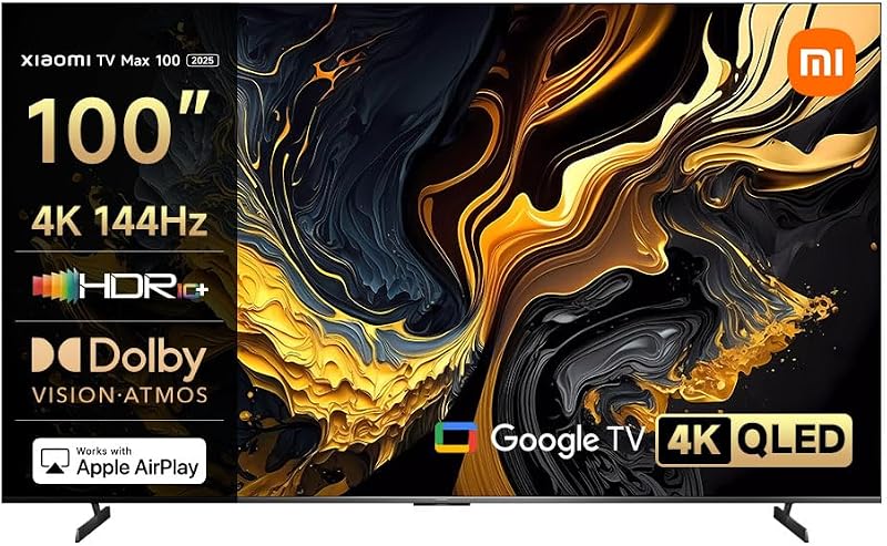 TV Max 100 2025, Google TV, 100 inch, QLED, 144Hz, Smart TV, Dolby Vision
