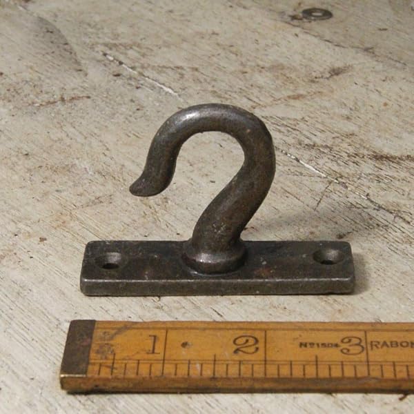 Ironmongery World Cast Iron Ceiling Hook Light Chandelier Hooks