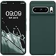 kwmobile Case Compatible with Google Pixel 8 Pro Case - TPU Silicone Phone Cover with Soft Finish - Blue Green