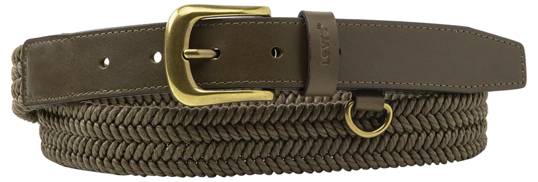 Levi's Seasonal Rope Belt, Dark Army Green, 70