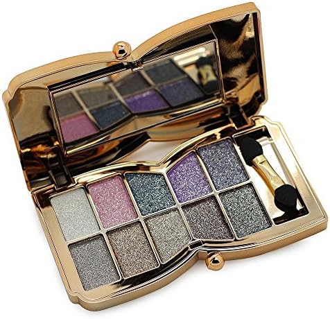 10 Colors Glitter Matte Eyeshadow Palette Diamond Bright Shimmer Eye Shadow Makeup Palette With Brush?2#