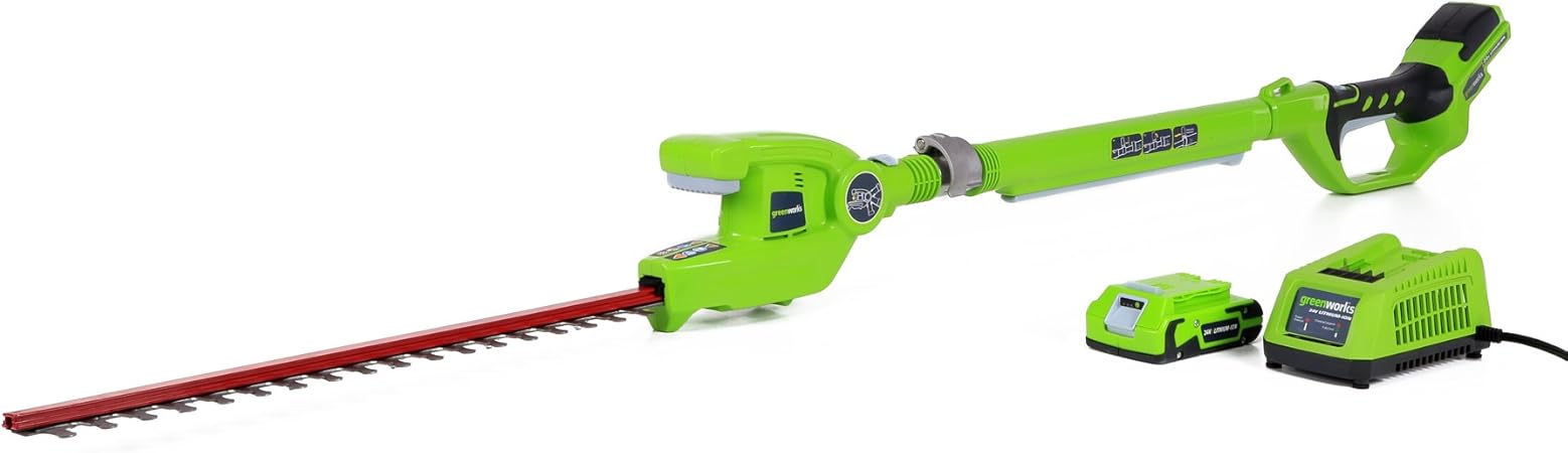 long reach hedge trimmer battery operated