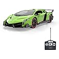 Vinie Remote Control Car for Boys, RC Cars Lamborghini, 1:14 Scale Officially Licensed Kids Toys, Lambo Veneno Drift Car with Cool Led Lights, 4 5 6 7 8 9 10 11 12 Year Old Boy Birthday Gift (Green)
