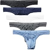 Summer Code Men's Stretch Thong Sexy Bikini Premium Fashion Underwear Pack