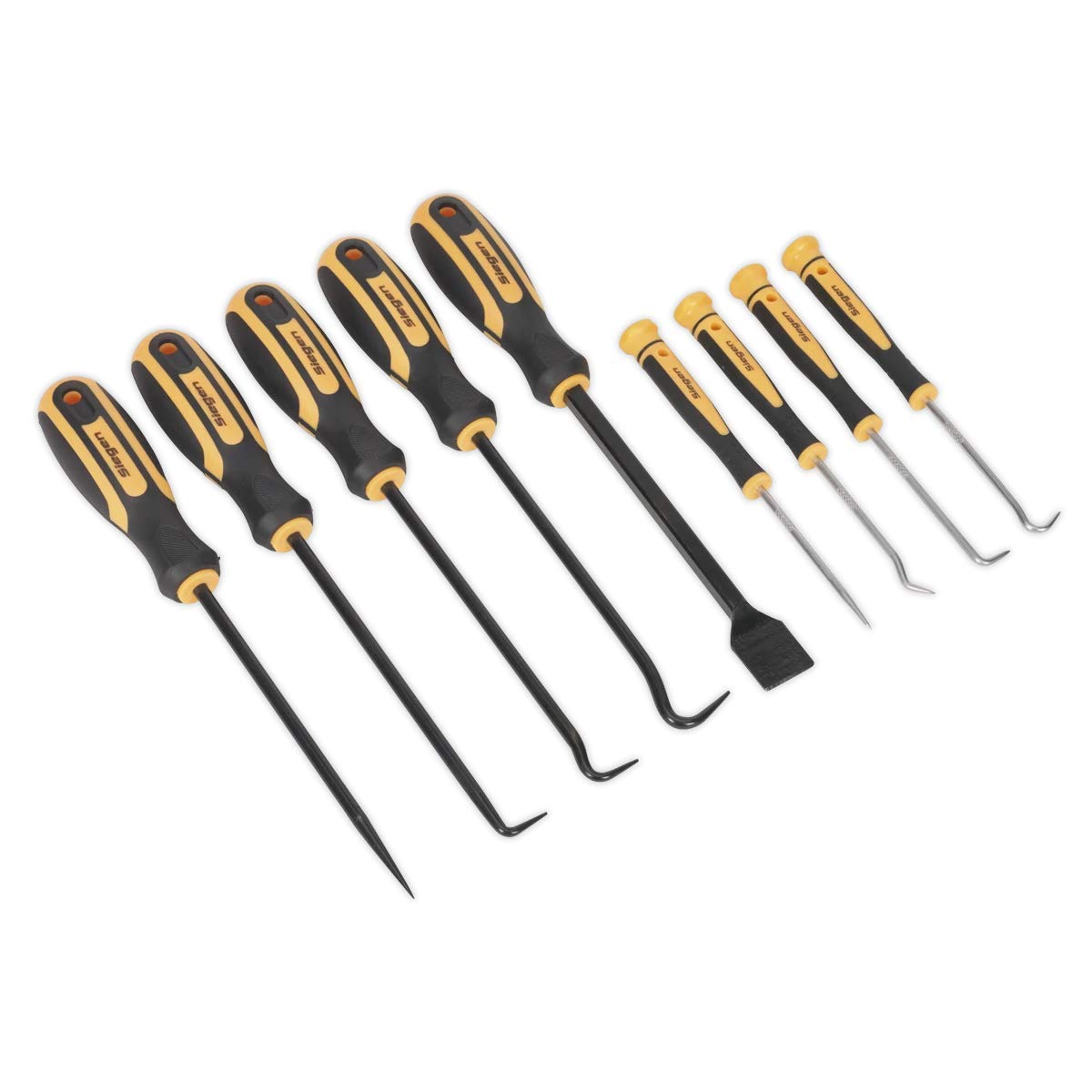Siegen S01103 9pc Scraper & Hook Set