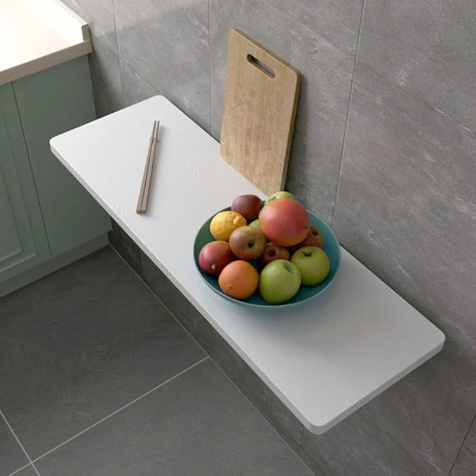 JHSHENGSHI Klappbarer Drop-Leaf-Tisch an der Wand, Computertisch