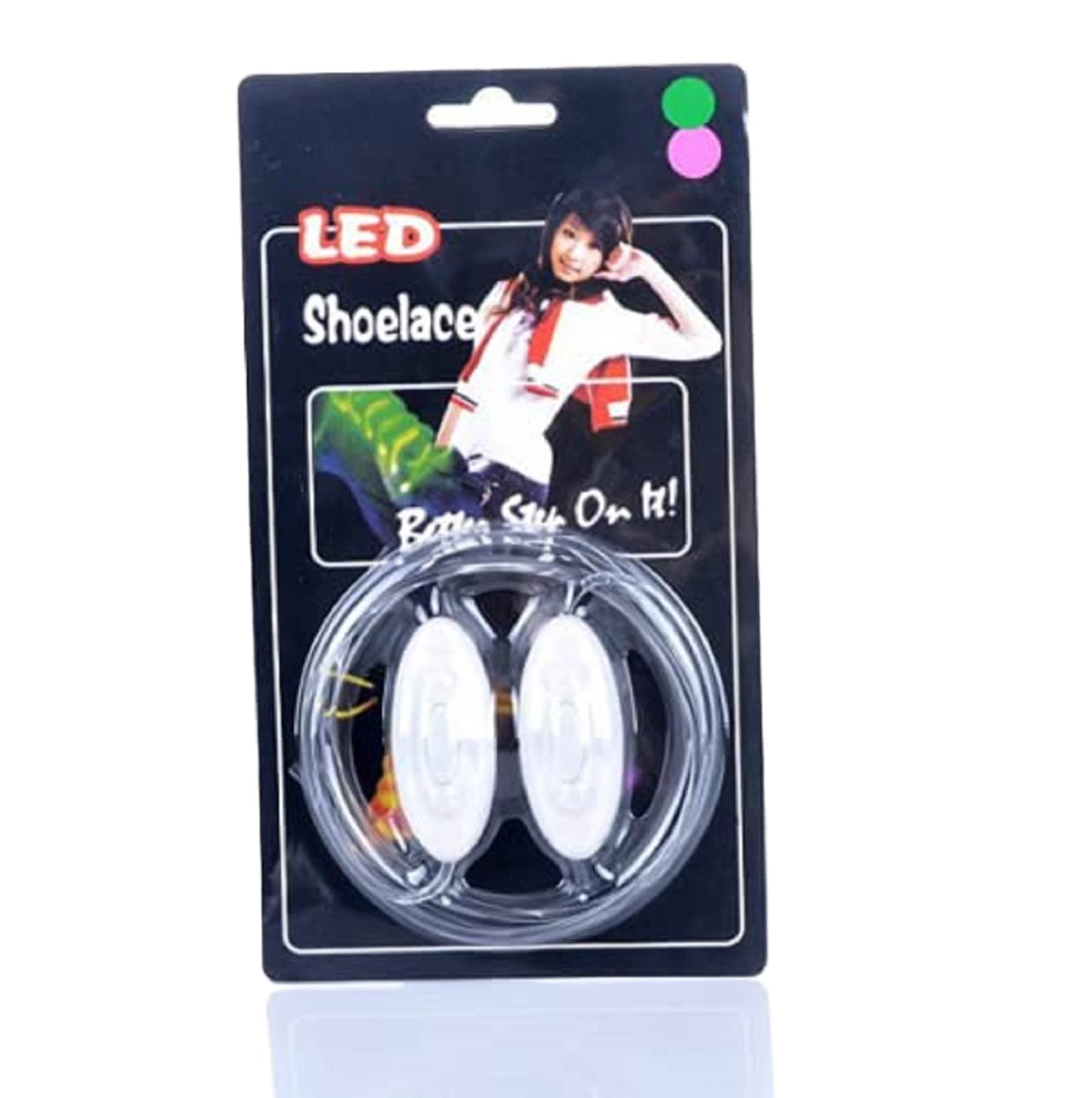Honfitat LED Lights Shoelace Night Up Safety Shoestring Luminous Shoelace Multicolor-Blue