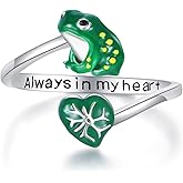 UCADRIT Highland Cow/Frog Ring Sterling Silver Animal Rings ewelry Gifts for Women