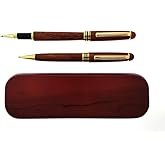 GIFTS INFINITY Engraved/Personalized Rosewood 2 Pen Set Free Engraving.