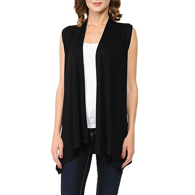 Fashion Aktiv Womens Sleeveless Open Front Waterfall Kuwait Ubuy