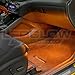 LEDGlow 4pc Orange LED Interior Footwell Underdash Neon Lighting Kit for Cars & Trucks - 7 Unique Patterns - Music Mode - 8 Brightness Levels - Auto Illumination Bypass Mode - Universal Fitment