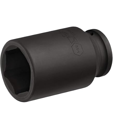 3/4-Inch Drive 1-1/2 Extra Deep Impact Socket – 8 Inch Long, 6-Point For Truck, Trailer & Tractor Wheel Nuts