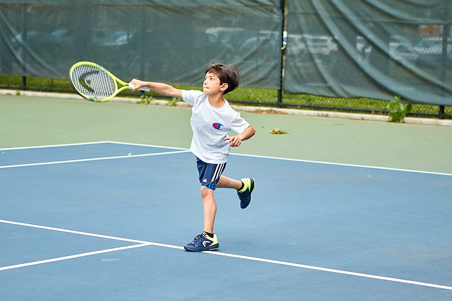 HEAD Speed Kids Tennis Racquet - Beginners Pre-Strung Head Light Balance Jr Racket - 23 Inch, Yellow : Sports & Outdoors