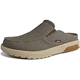 YONGJIA Men's Slip On Loafers with Arch Support Plantar Fasciitis Foot and Heel Pain Relief Orthopedic Casual Slippers Diabetic Bunions Boat Shoes