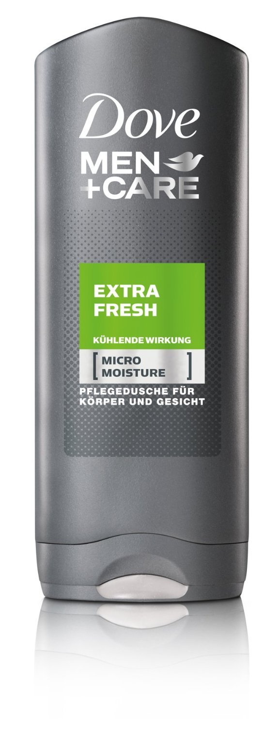 Dove Men+Care Extra Fresh Shower Gel Pack of 6 x 250 ml