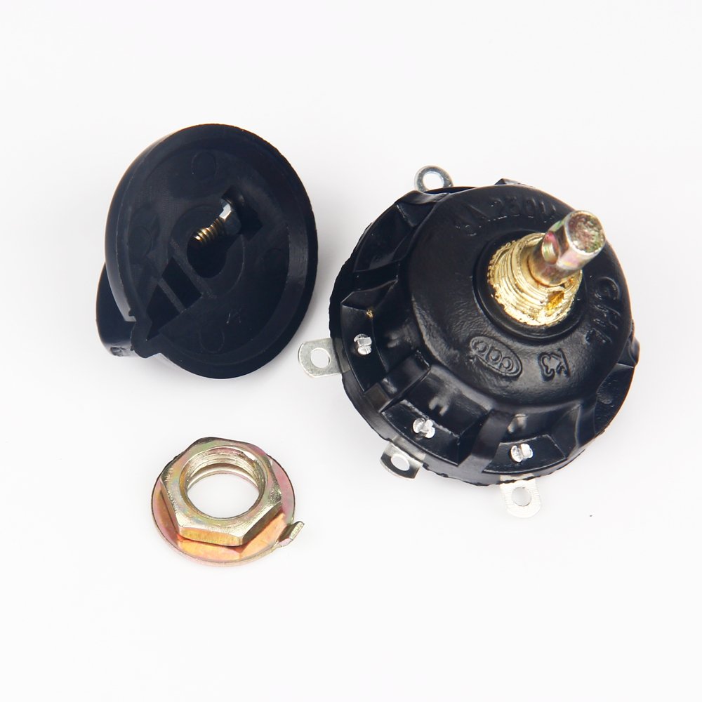 GAOHOU 4 Position 3 speed Fan Selector Rotary Switch + Knob 120v 250V