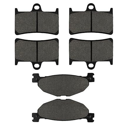 Amazon.com: AHL Semi-metallic Front & Rear Brake Pads Set for Yamaha