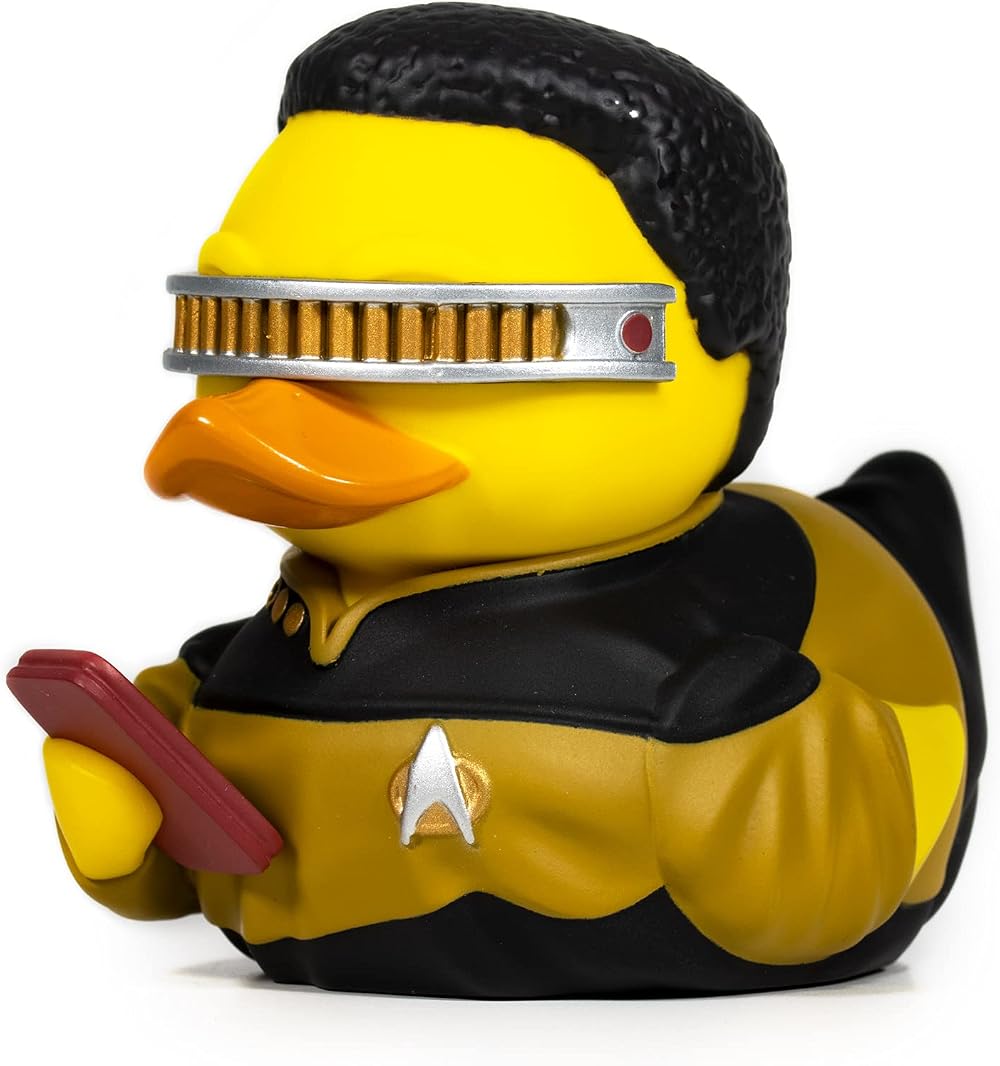 TUBBZ Boxed Edition Geordi La Forge Collectible Vinyl Rubber Duck Figure