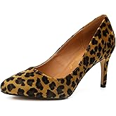 Enelauge Women's Men's Classic Stiletto Pointy Toe High Heel Wedding Dress Pumps