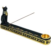 OwMell Egyptian Incense Holder for Sticks, Egyptian Cone Incense Burner with Ash Catcher, Incense Tray for Sticks 10