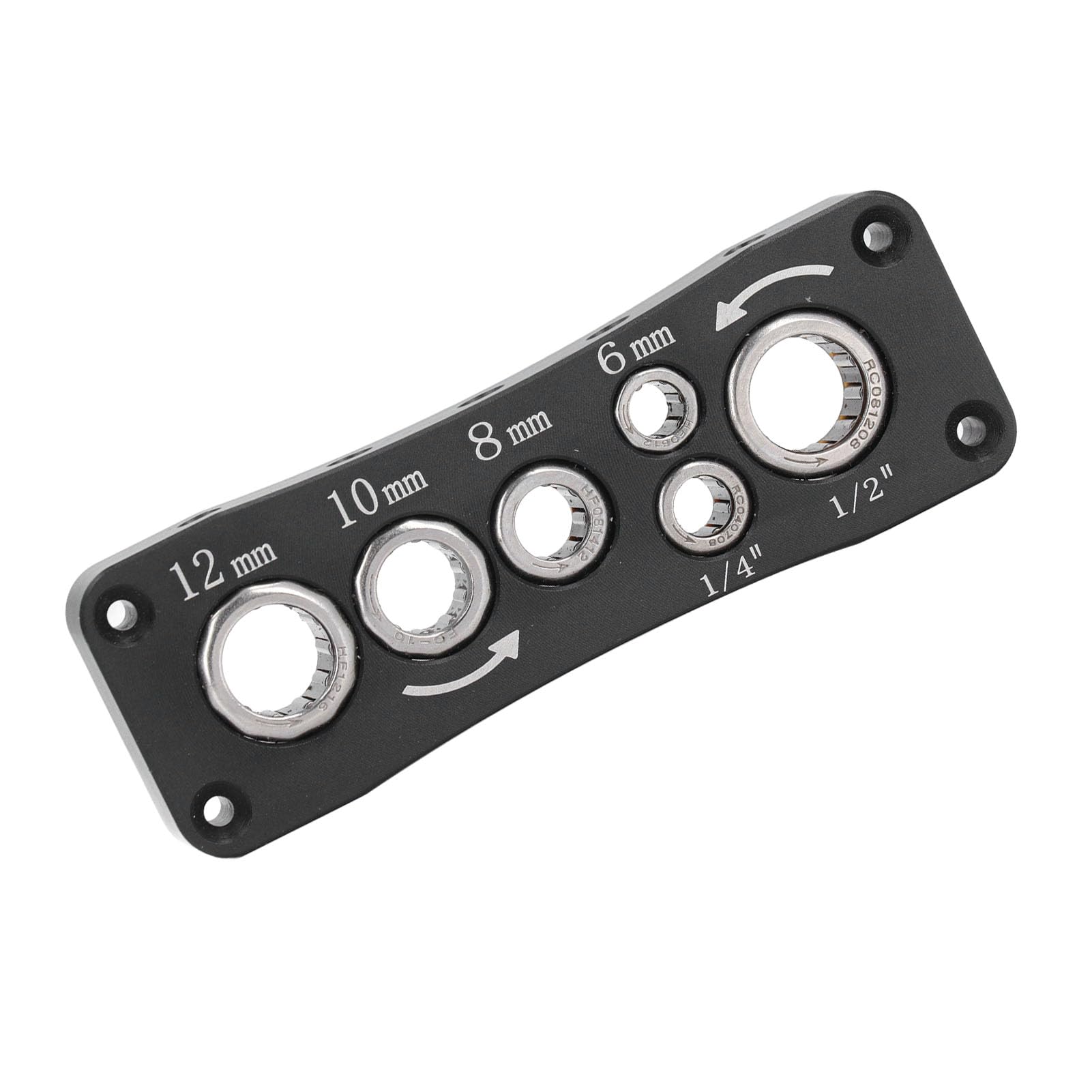 Router Bit Storage Tray and Vise for Various Cutter Sizes - Lightweight High Carbon Steel Organizer