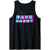 Rave Daddy EDM Music Festival Father Optical Illusion Trippy Tank Top