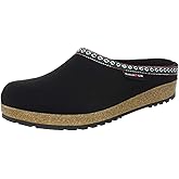 HAFLINGER Unisex Adult GZ Classic Grizzly Clog (41, Black)