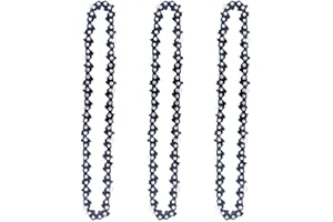 Mini Chainsaw Chain 3 Pcs 6 Inch Chain Saw Blades with Replacement Bar for Cordless Electric Portable Tool Accessories Packs 