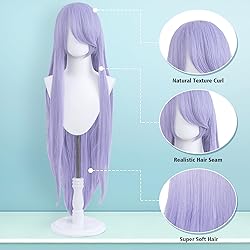 UTIEHD 100cm / 40 Inch Long Wig, Universal Anime