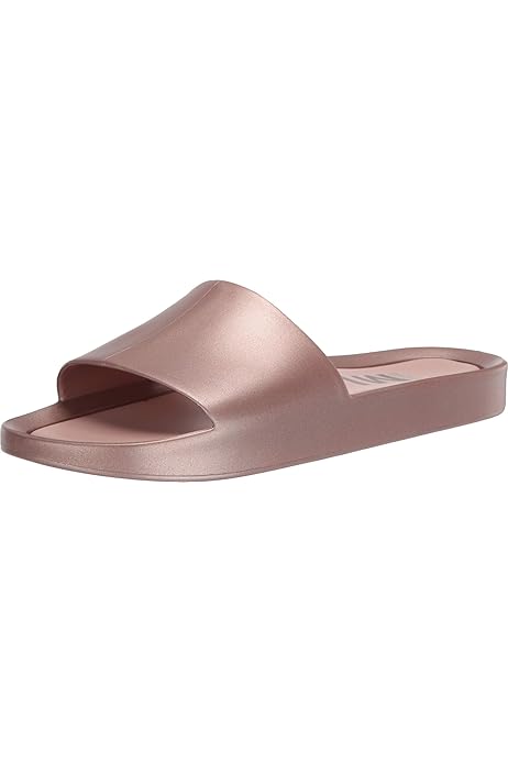 melissa rose gold slides