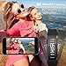 AbandShip Fitness Tracker, Fitness Tracker Watch with Slim Touch Screen and Wristbands, Wearable Activity Tracker as Pedometer Sleep Monitor for Android and iOS (Black.)