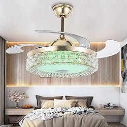 mfanchan Fandelier Ceiling Fan with