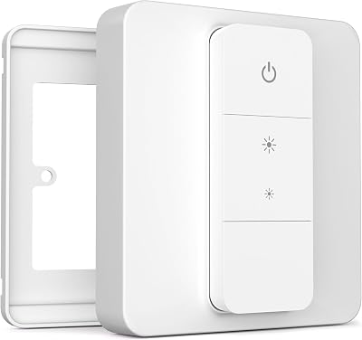 IYOKI Standard Switch Cover for Philips Hue Dimmer V2 1-Gang 1-Pack