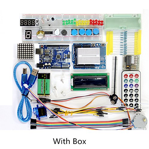 Sunhokey UNO R3 Starter Kit Upgraded Version with Tutorial for Arduino