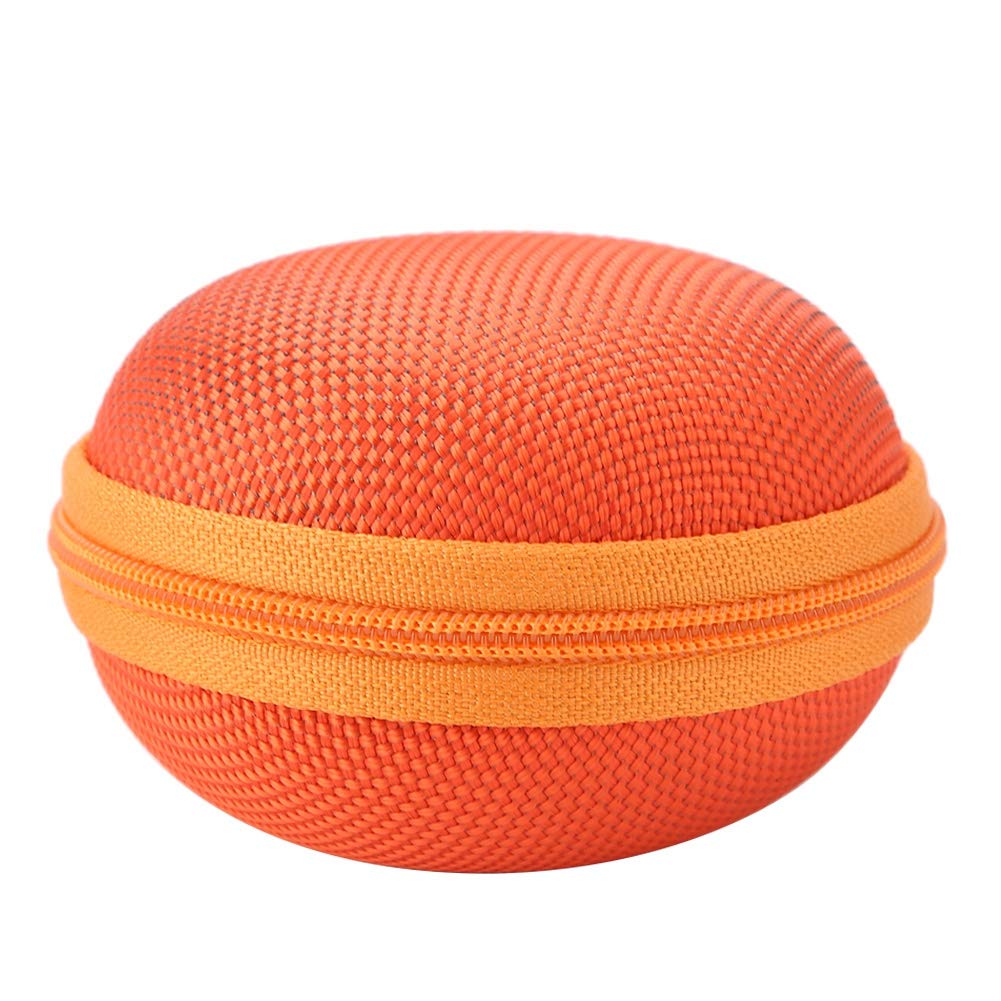 Essential Oil Storage Case, Portable Essential Oil Bag 7 Slots 5ml, 10ml, 15ml Travel Size Bottles Organizer Holder Container (Orange)