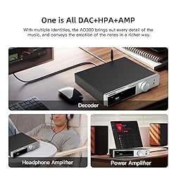 SMSL AO300 MA5332MS Class D Amplifier, 165Wx2 Power