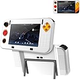 Case for Atari Gamestation Go,NOUKAJU Game Console Case,Anti-Drop, Anti-Scratch,Shockproof,Silicone Protective Cover for Atari Gamestation Go Game Console(White)
